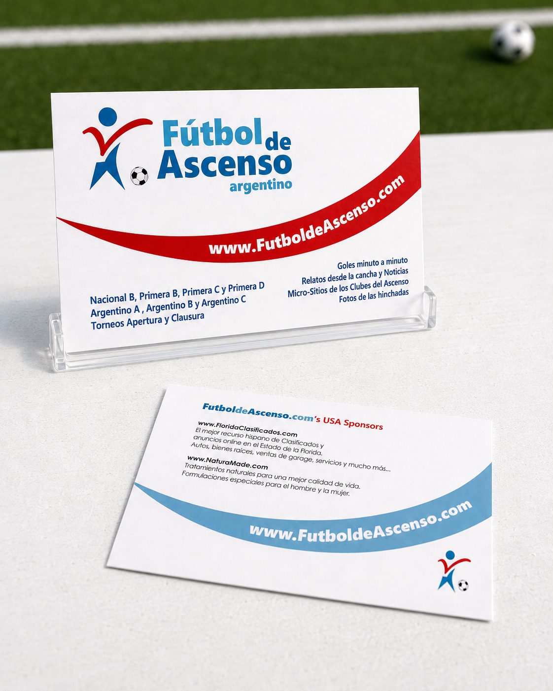 Project Piece: Argentine Soccer Portal — Business Card | Silvia Reinhardt Portfolio | UX Architect, Creative Technologist & Digital Ecosystem Strategist